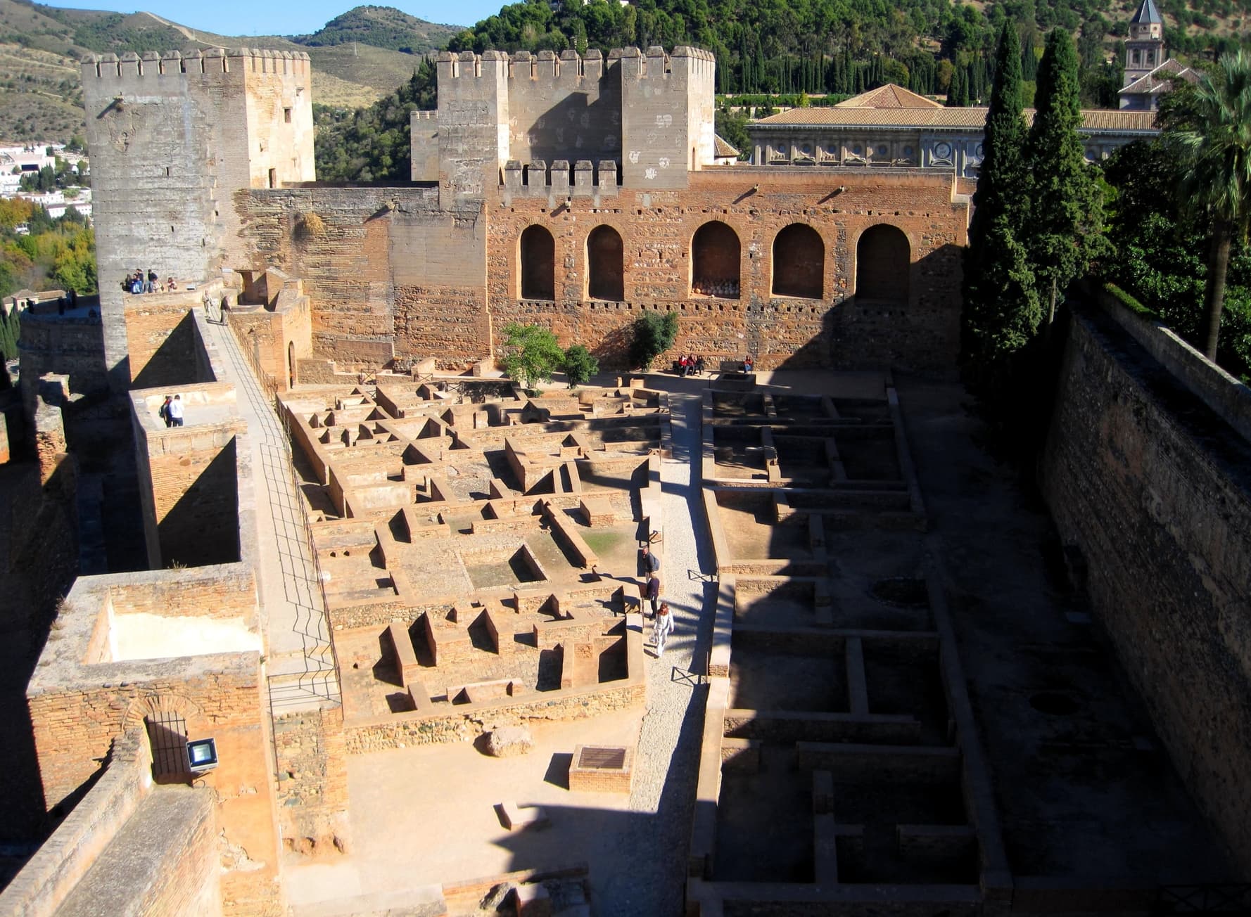 ALHAMBRA GENERALIFE, PALACE OF CHARLES V AND ALCAZABA